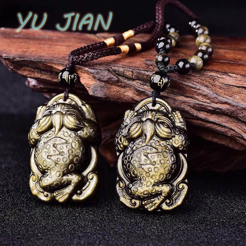 Natural Gold-Obsidian Pendant  - огляд і ціна Longevity Health & Wellness Hotel