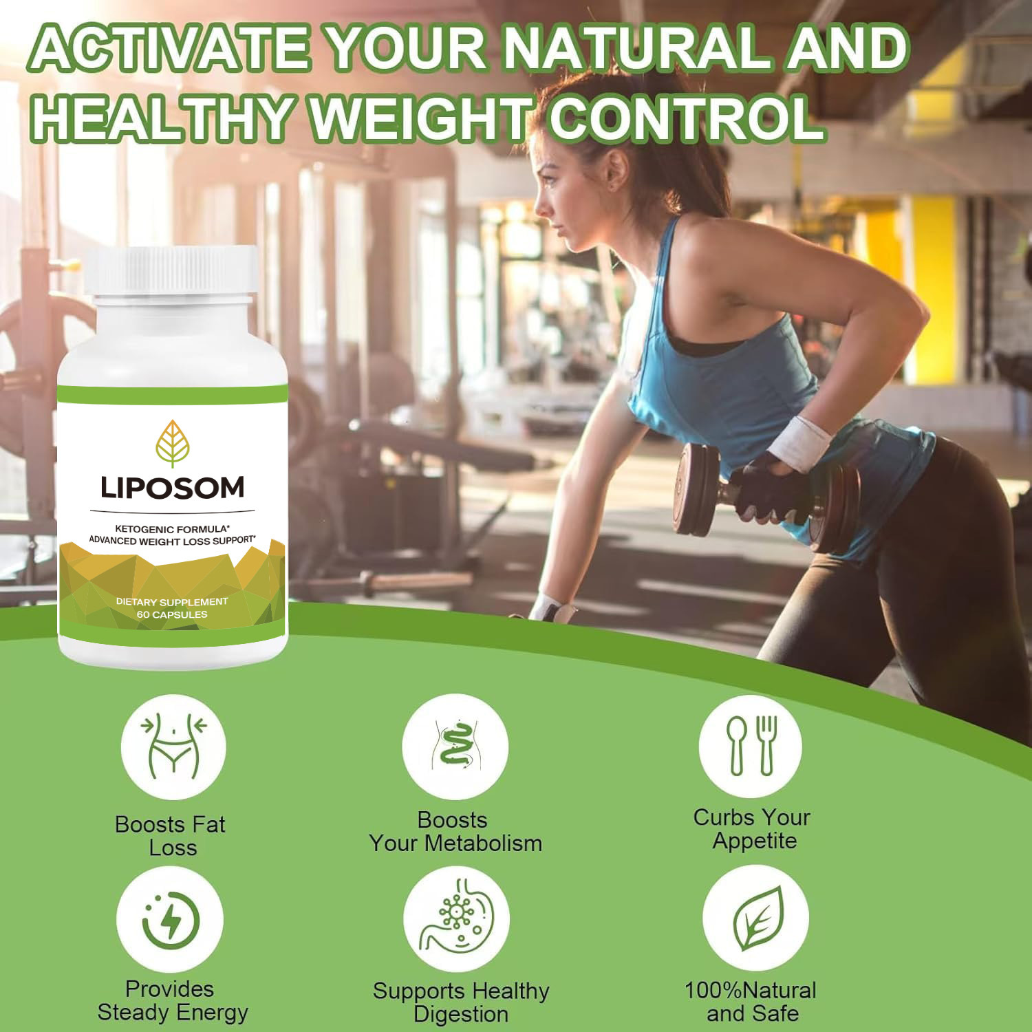 60 pcs Lipozem Capsules - Dige - огляд і ціна Health Wellness Energy