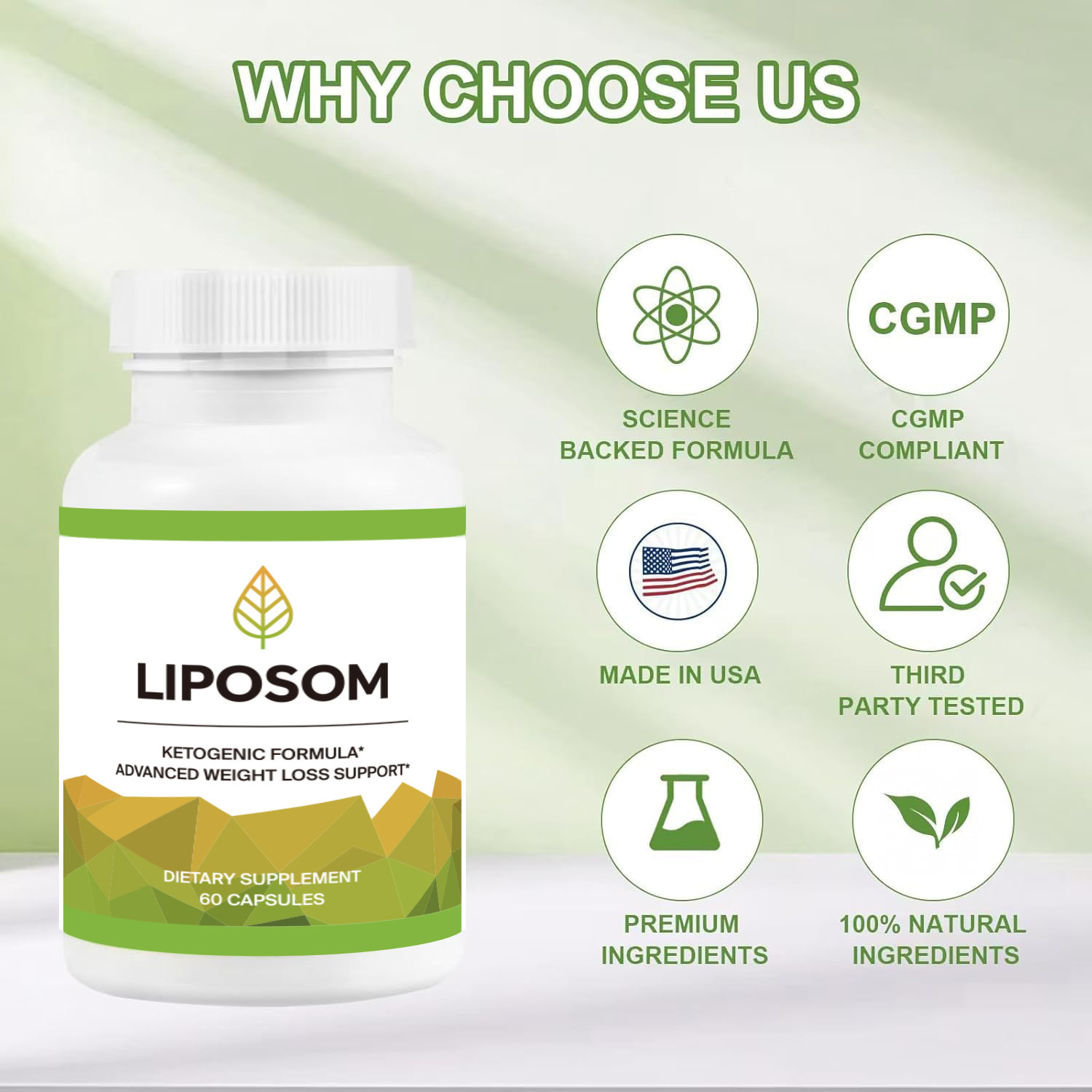 60 pcs Lipozem Capsules - Dige - огляд і ціна Health Wellness Energy