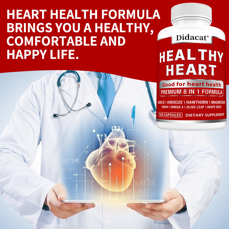 Heart Health Capsules with CoQ - огляд і ціна Health Wellness Energy