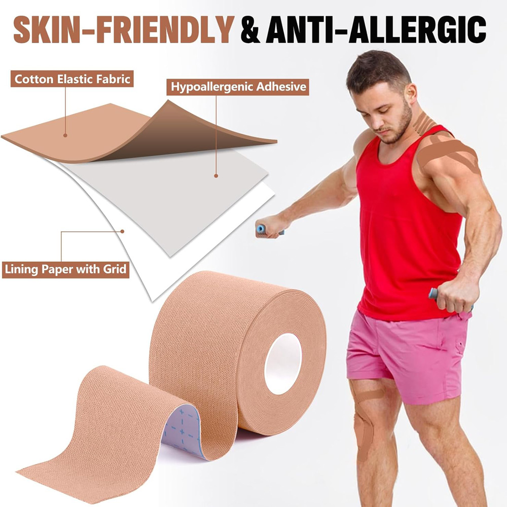5 Roll Kinesiology Tape Precut - огляд і ціна Kinesiology Tape Sports