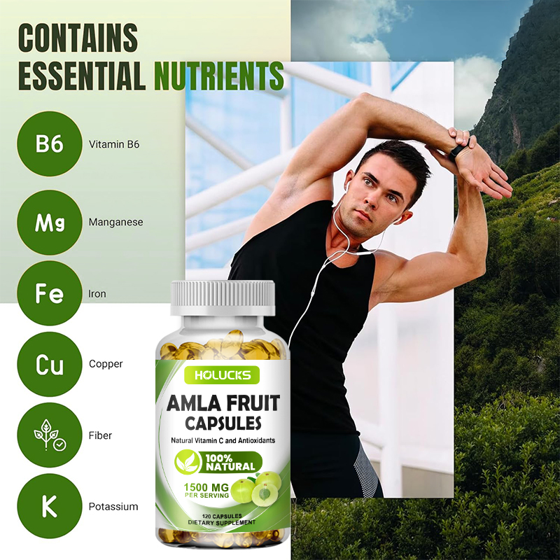 HOLUCKS Amla Fruit Extract Cap - огляд і ціна Health Wellness Energy