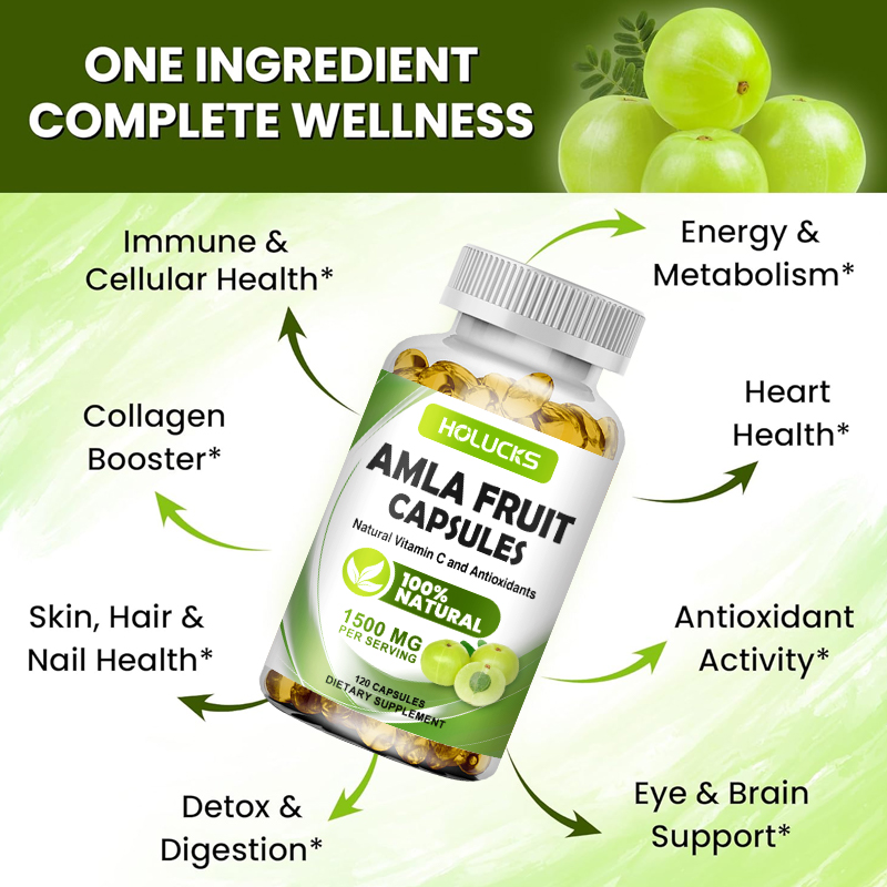 HOLUCKS Amla Fruit Extract Cap - огляд і ціна Health Wellness Energy