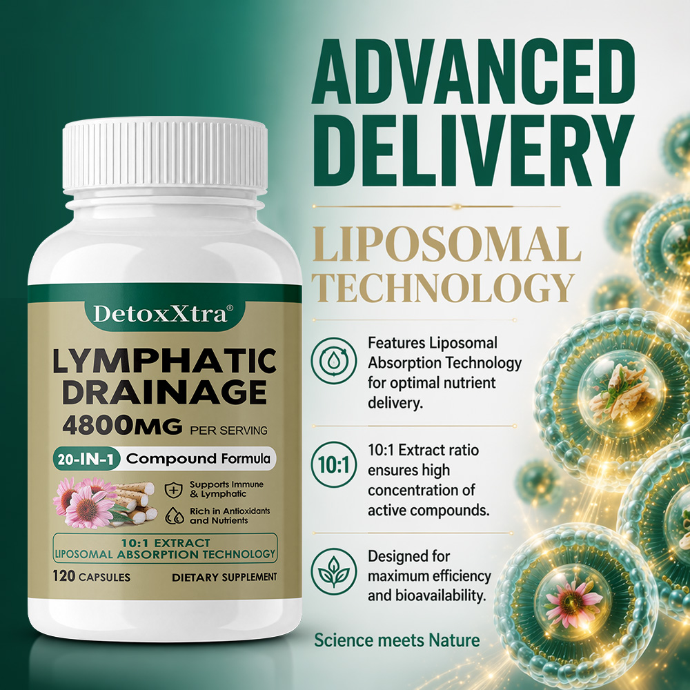 Lymphatic Cleanse Supplement - - огляд і ціна Health Wellness Energy
