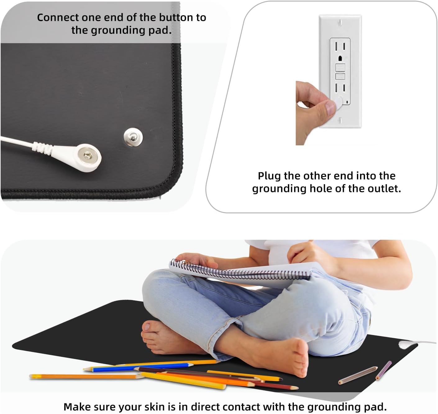 40X60CM Grounding Mat With Gro - огляд і ціна Health Wellness Energy