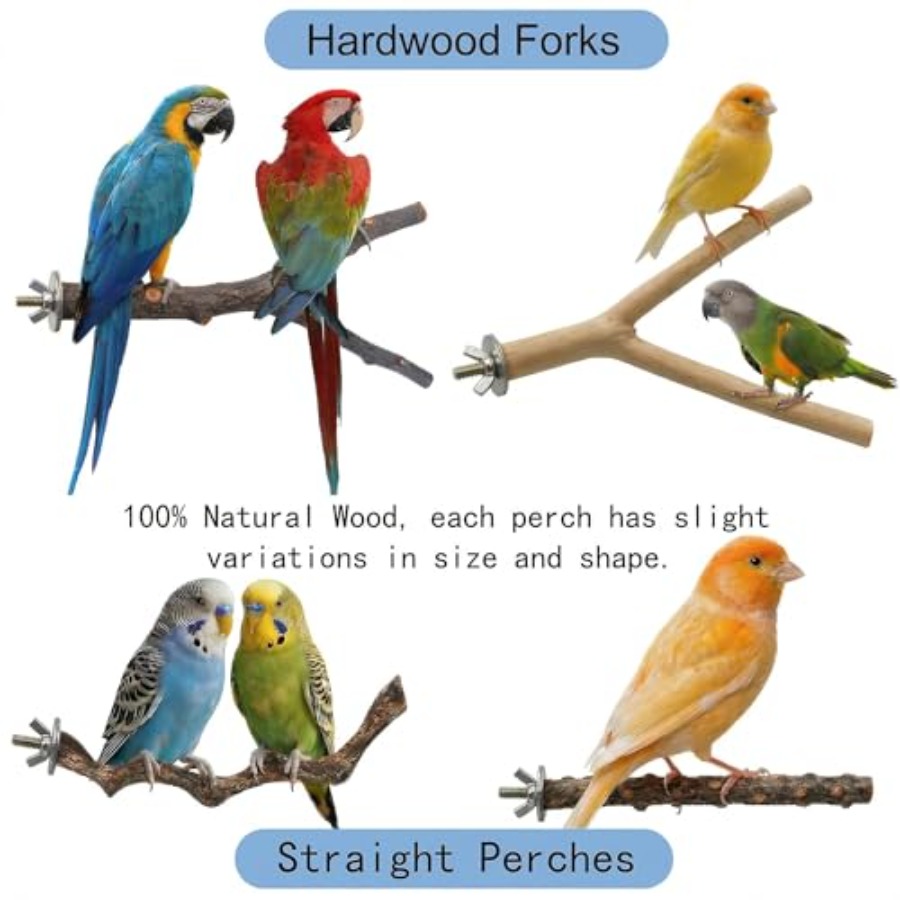 8PCS natural wood bird perches - огляд і ціна Health & Wellness Tourism