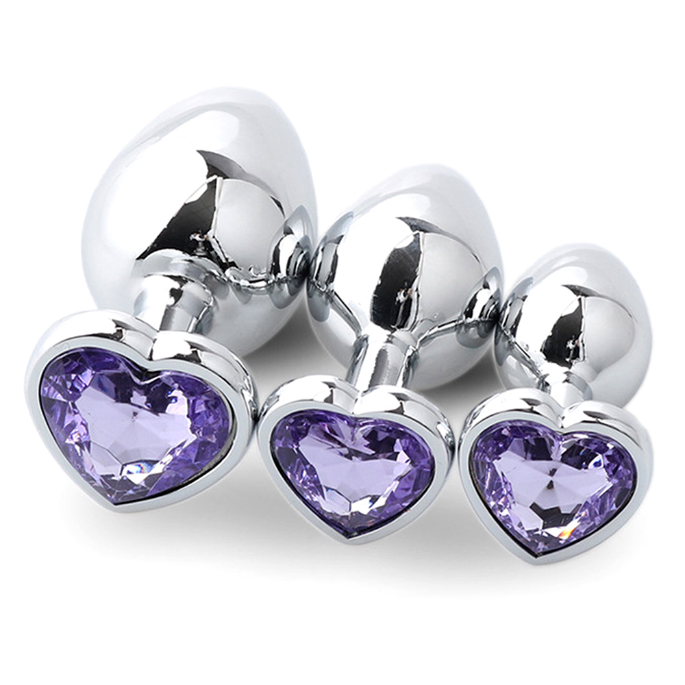 3PCS Metal Anal Plugs for Coup - огляд і ціна Health Wellness & Psychology