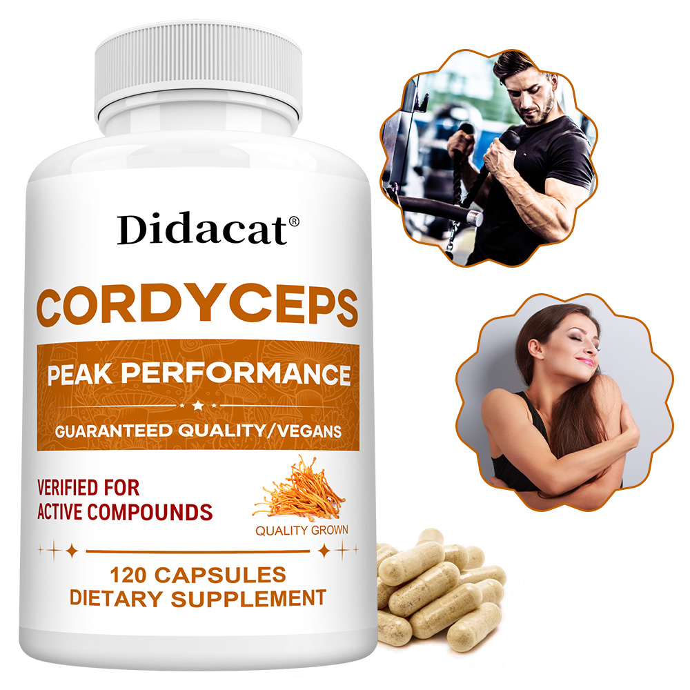 Cordyceps Mushroom Capsules 10 - огляд і ціна Health Wellness Energy